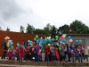 Gruppenfoto mit Luftballons